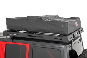 Roof Top Tent - Rough Country - Rack Mount | 12 Volt Accessory w/Ladder Extension & LED Light Kit